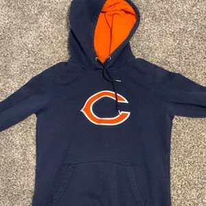 Womens adult small Navy Blue Chicago bears hoodie